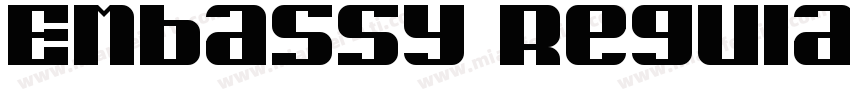 Embassy Regular字体转换